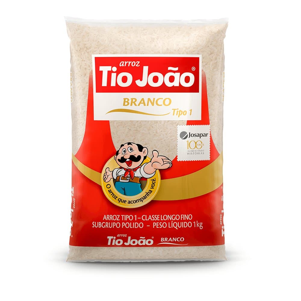 Arroz Tio João branco